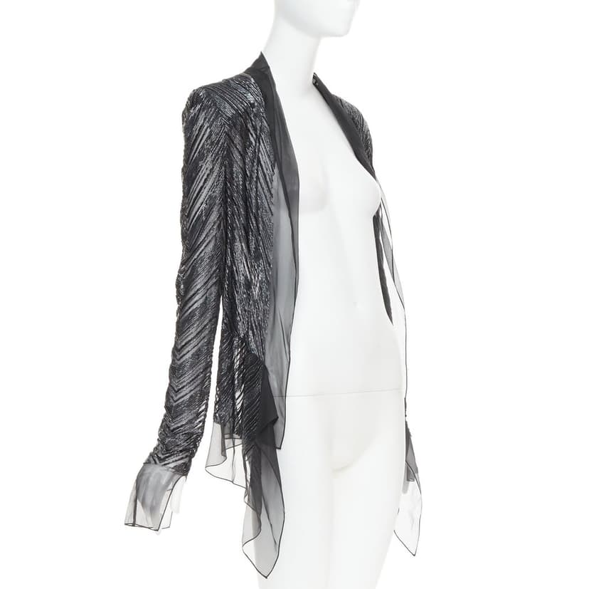 Alexandre Vauthier Black Polyester Jacket