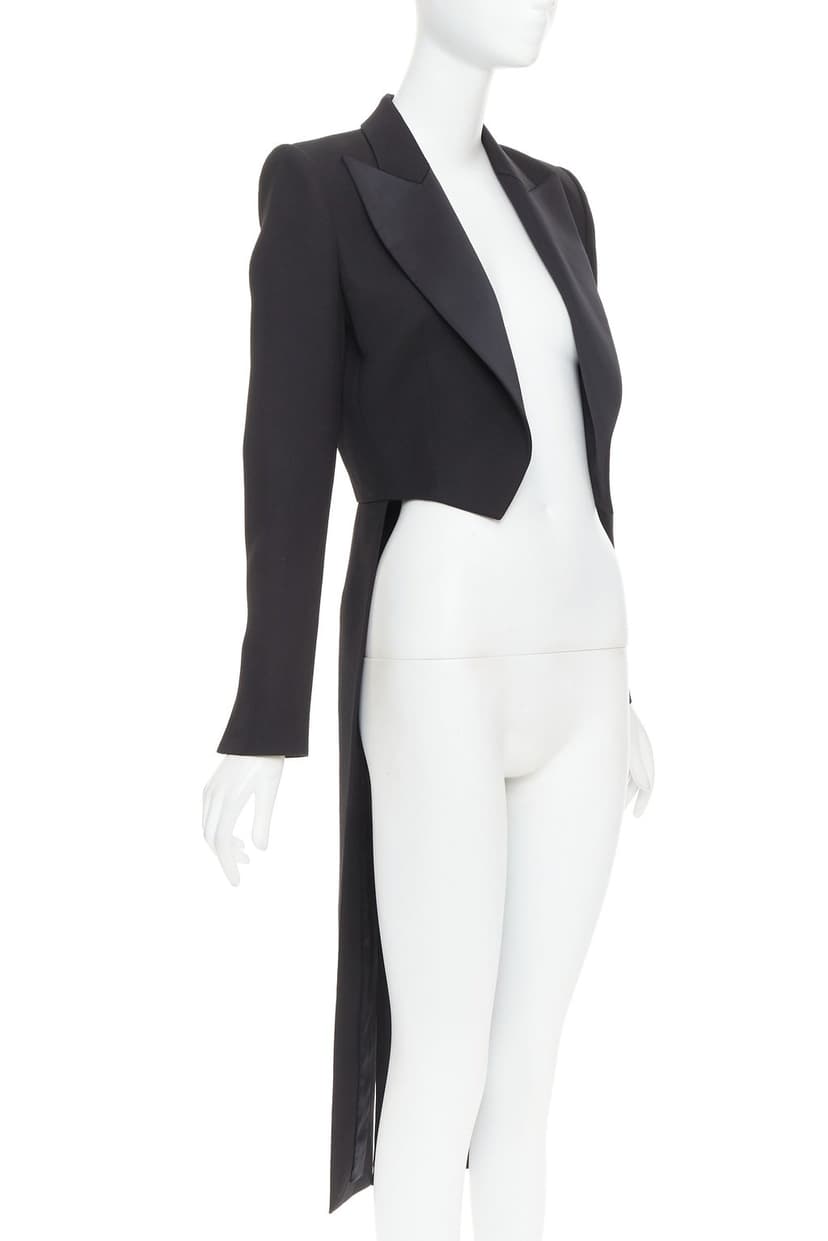 Alexandre Vauthier Black Wool Jacket