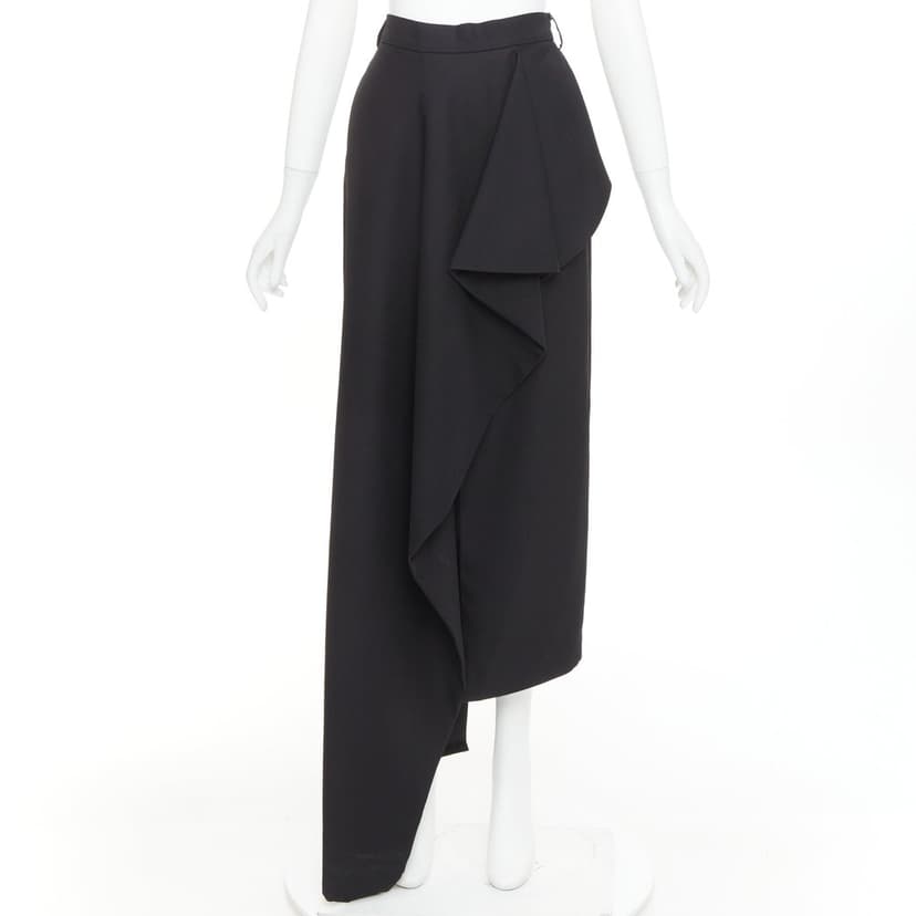 Alexandre Vauthier Black Wool Trouser