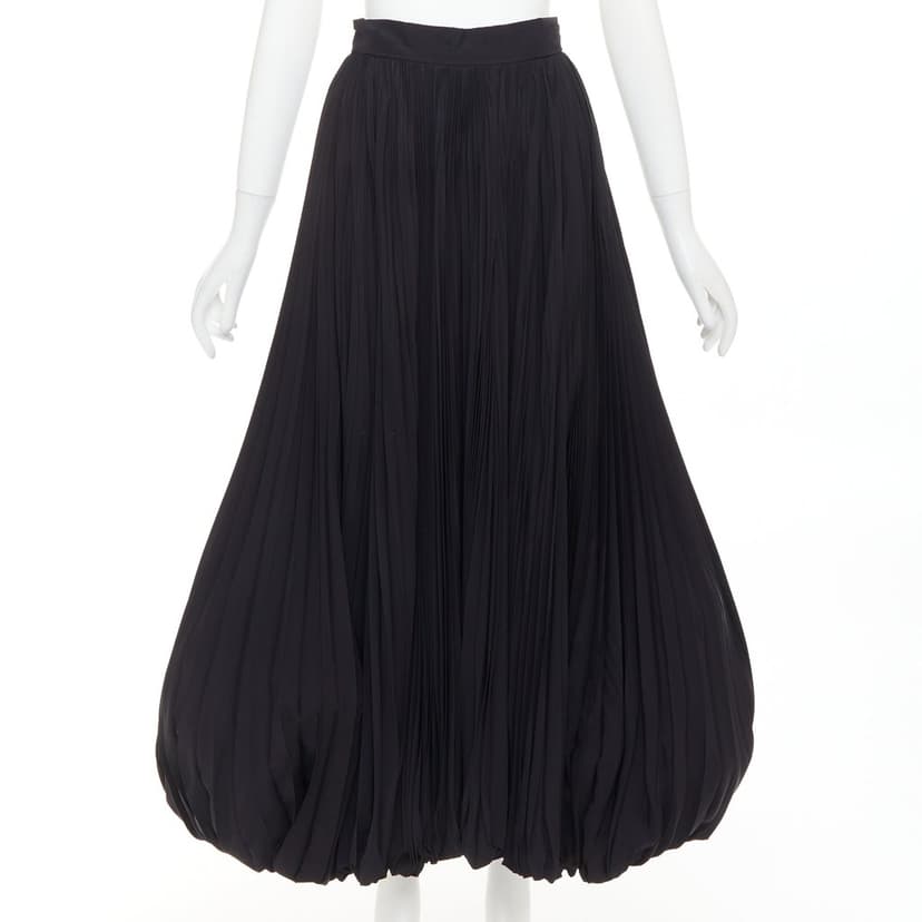 Alexandre Vauthier Black Cotton Skirt