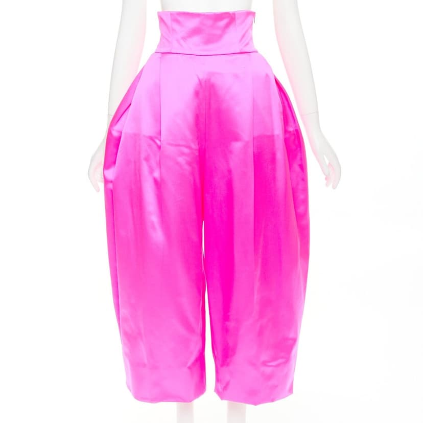 Alexandre Vauthier Pink Polyester Trouser