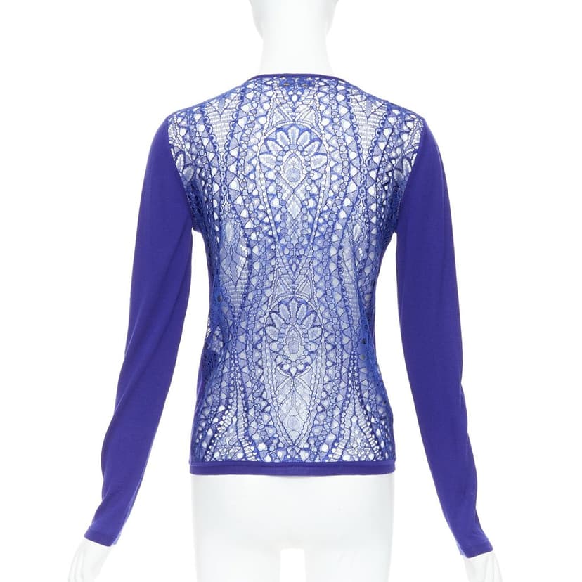 Emilio Pucci Floral Lace Cardigan