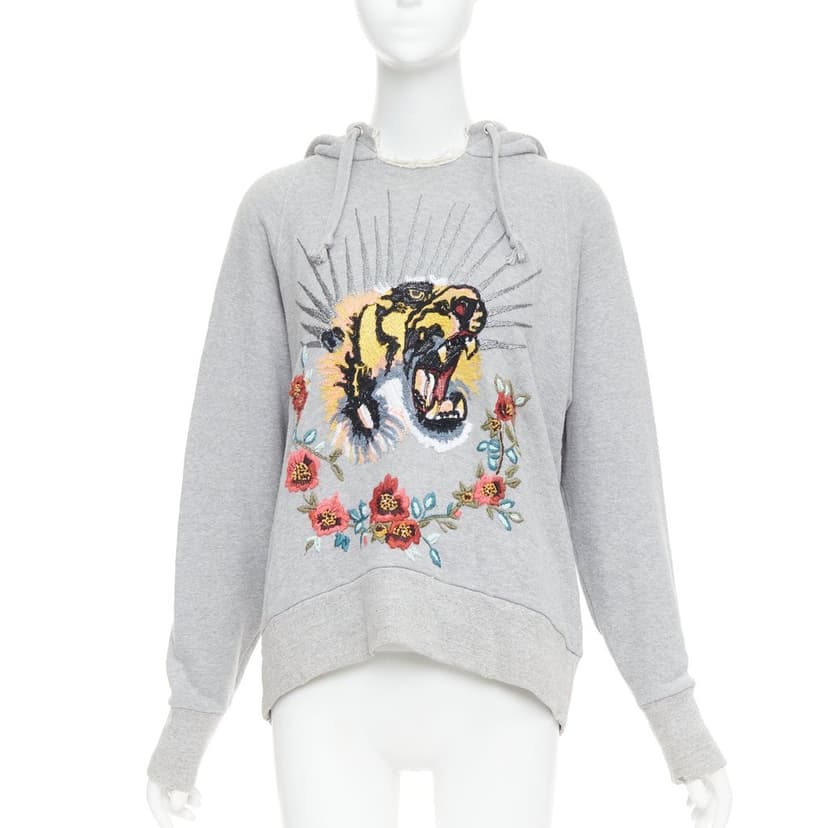 Gucci Grey Cotton Knitwear