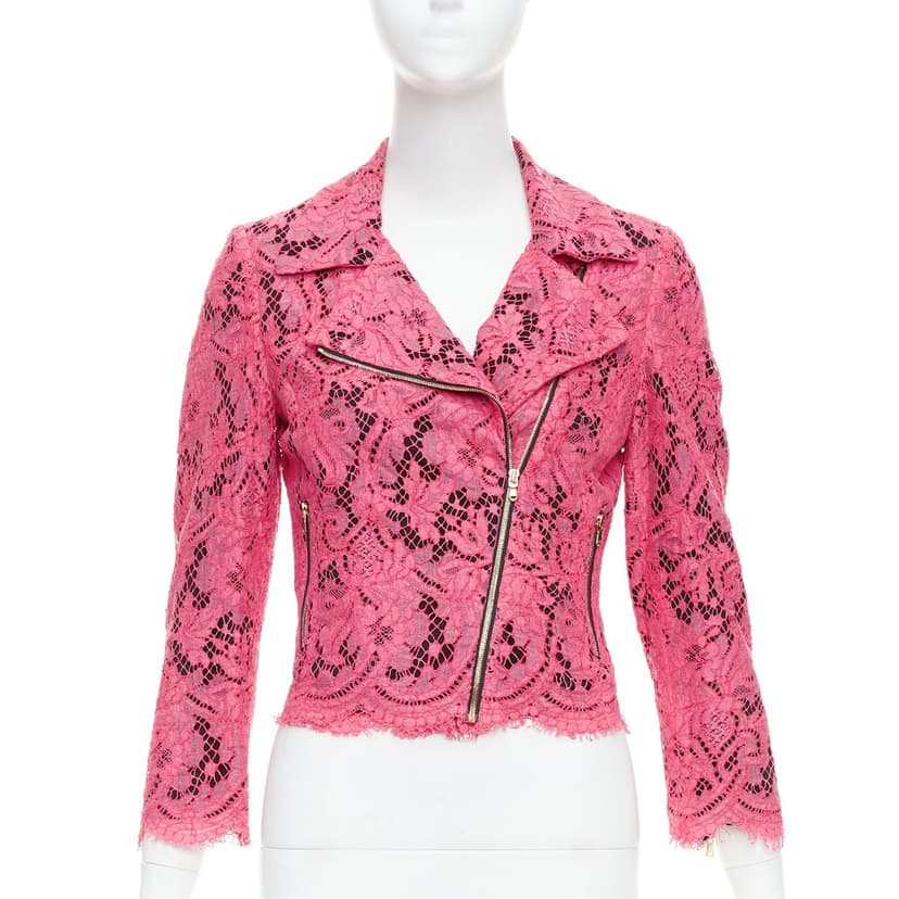 MSGM Pink Biker Jacket