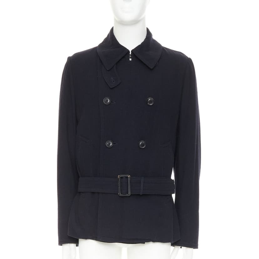 Yohji Yamamoto Black Wool Jacket