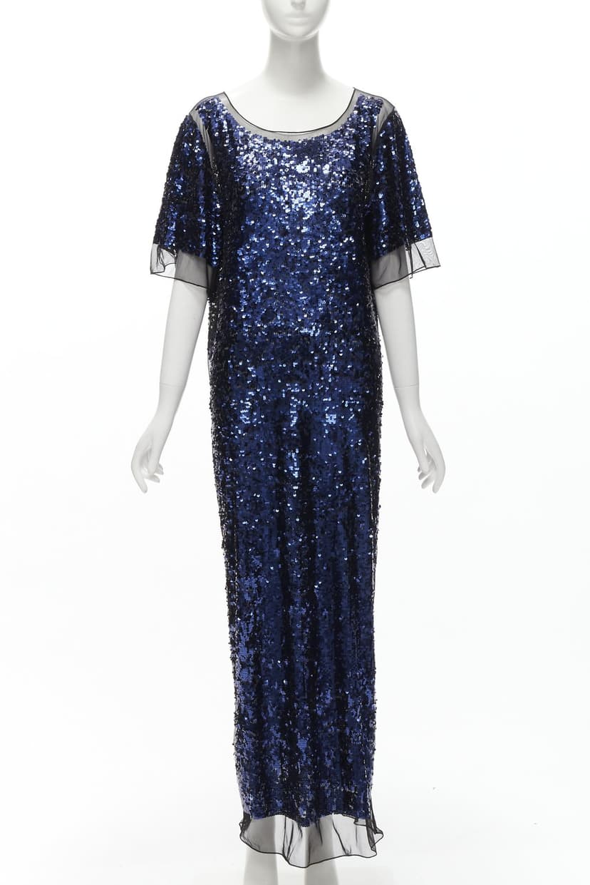 By Malene Birger Sequins Sheer Gown