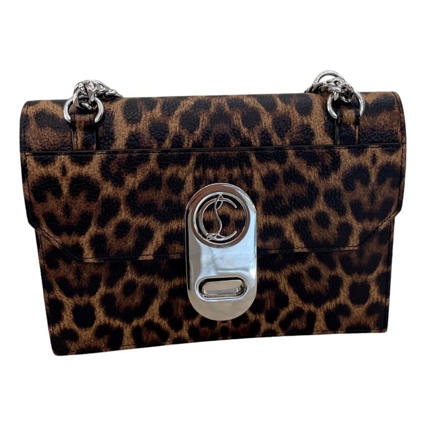 Christian Louboutin Christian Louboutin Elisa Calf Empire Leopard Leather Shoulder Crossbody Bag