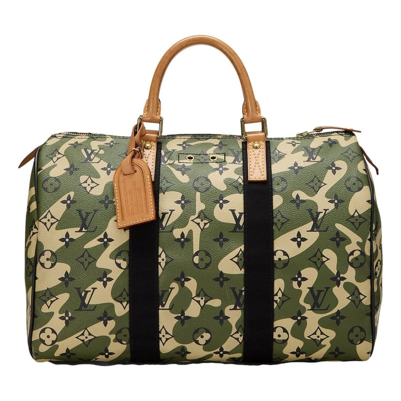 Louis Vuitton Louis Vuitton x Takashi Murakami Monogramouflage Speedy 35 Duffle Handbag