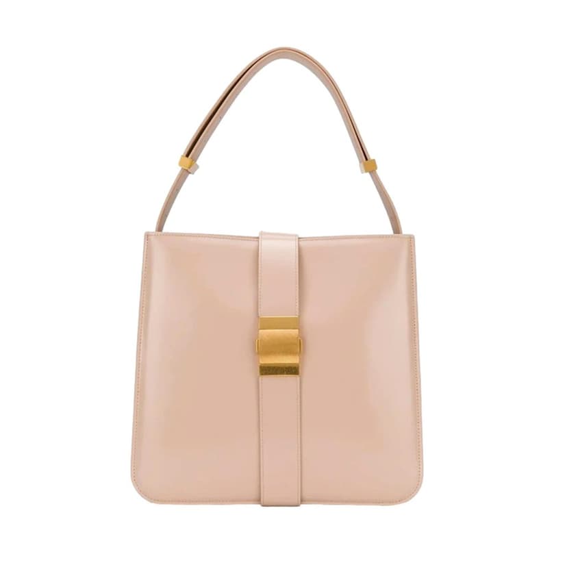 Bottega Veneta Bottega Veneta Marie Nude Blush Smooth Leather Shoulder Bag