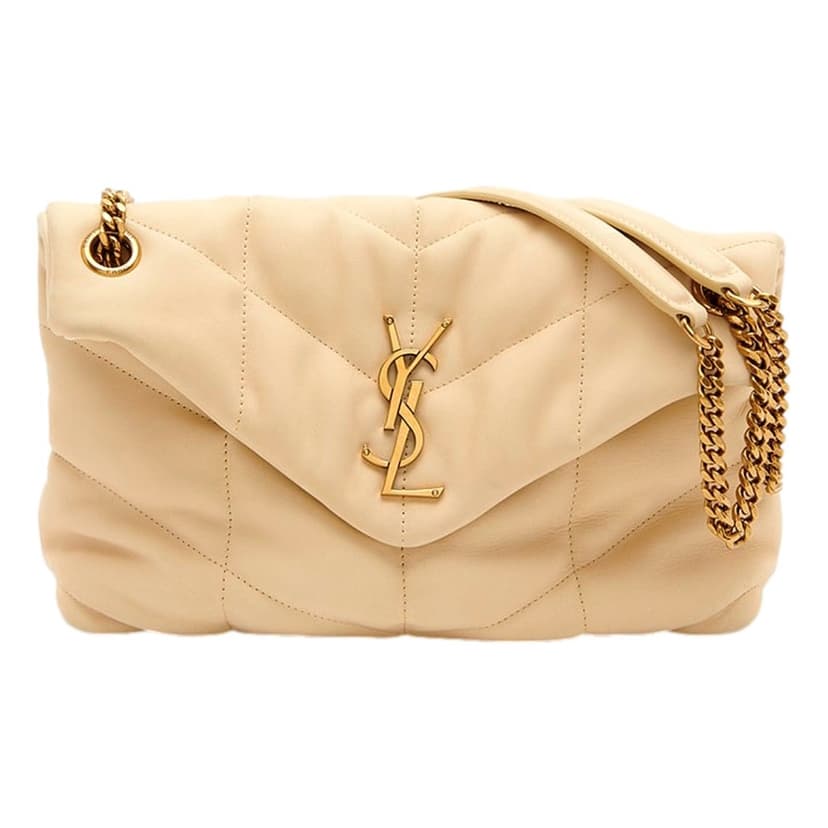 Saint Laurent Saint Laurent Lou Puffer Medium Shoulder Bag in Quilted Leather