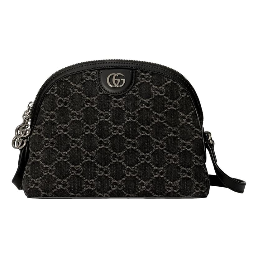 Gucci Gucci Ophidia Dome GG Denim Black Shoulder Bag