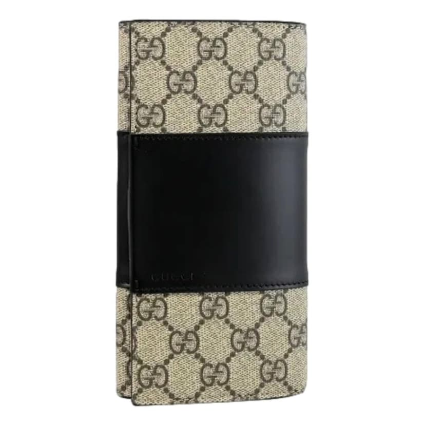 Gucci Gucci GG Supreme Canvas Leather Long Wallet