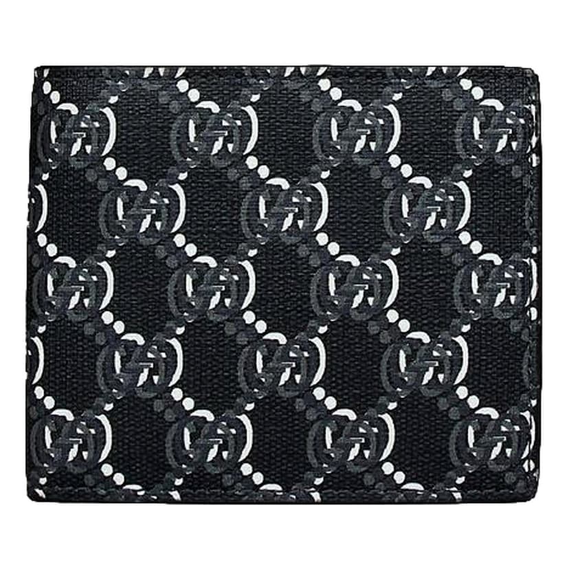 Gucci Gucci GG Shadow Black White Bifold Wallet