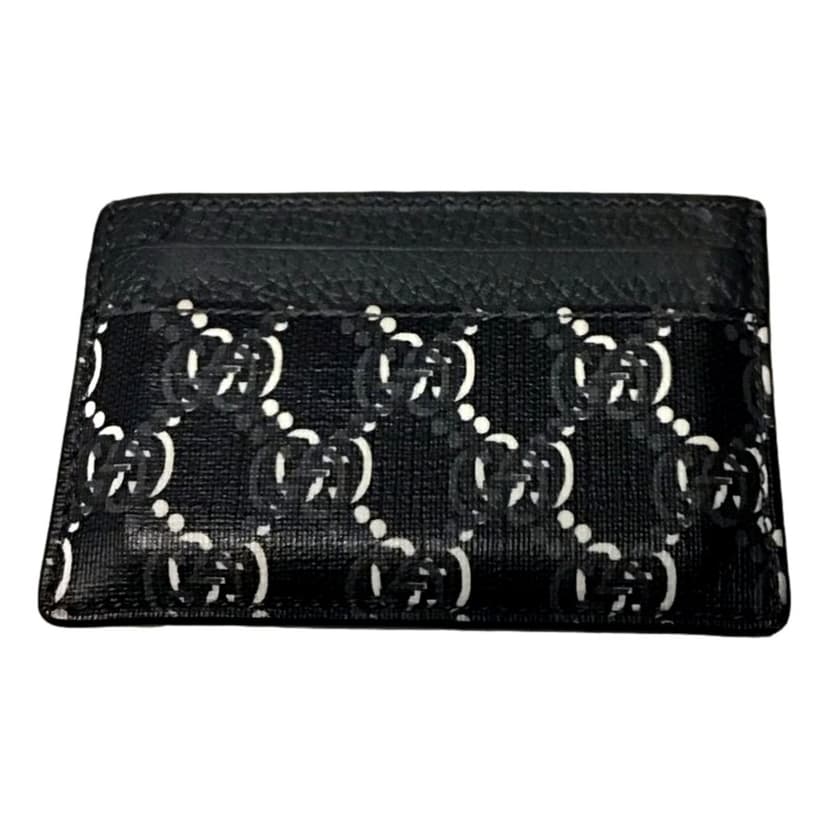 Gucci Gucci GG Shadow Black White Card Holder Wallet