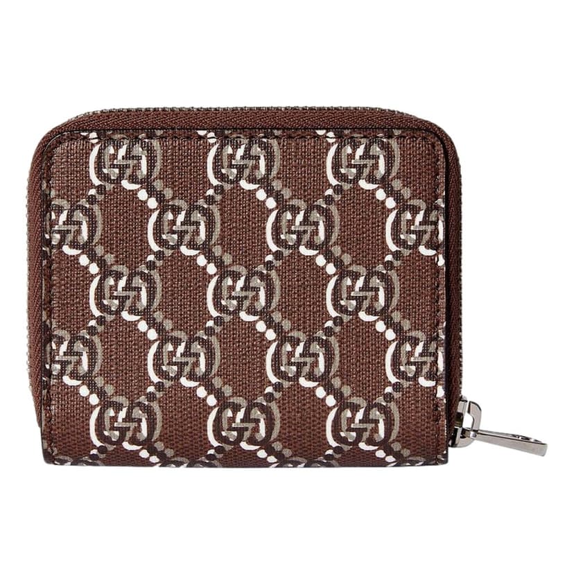 Gucci Gucci GG Shadow Brown Zip Around Small Card Wallet