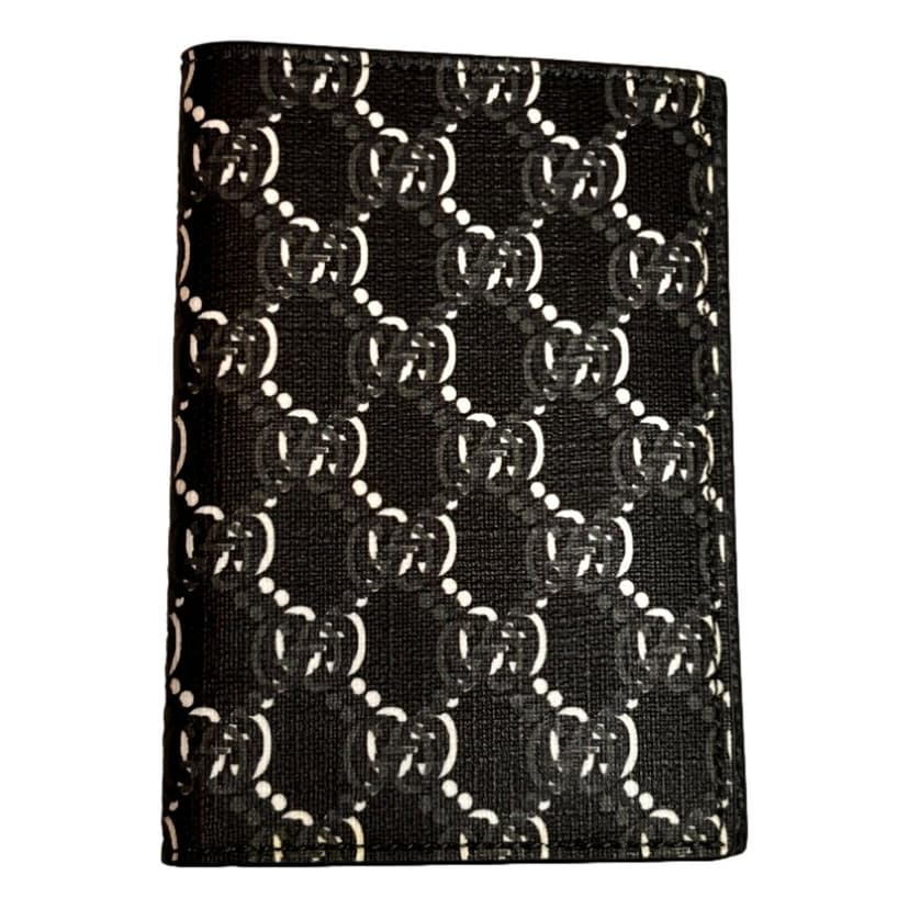 Gucci Gucci GG Shadow Large Bifold Wallet Black Embossed Leather