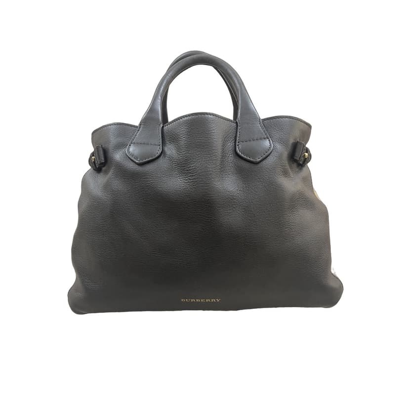 Burberry Banner Tote Leather Bag
