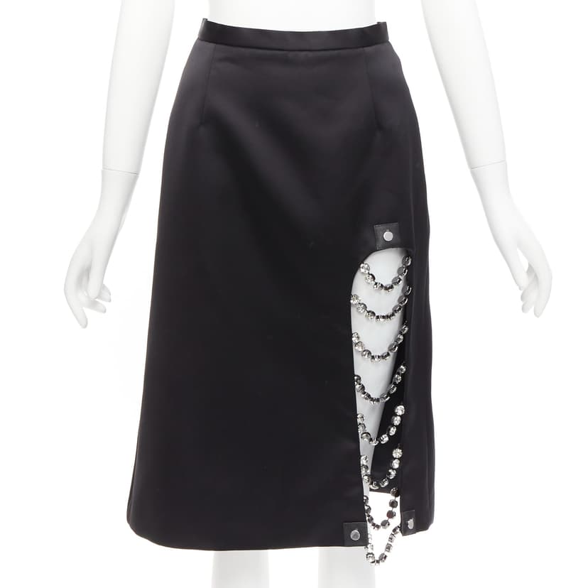 Christopher Kane تنورة بفتحة سلسلة