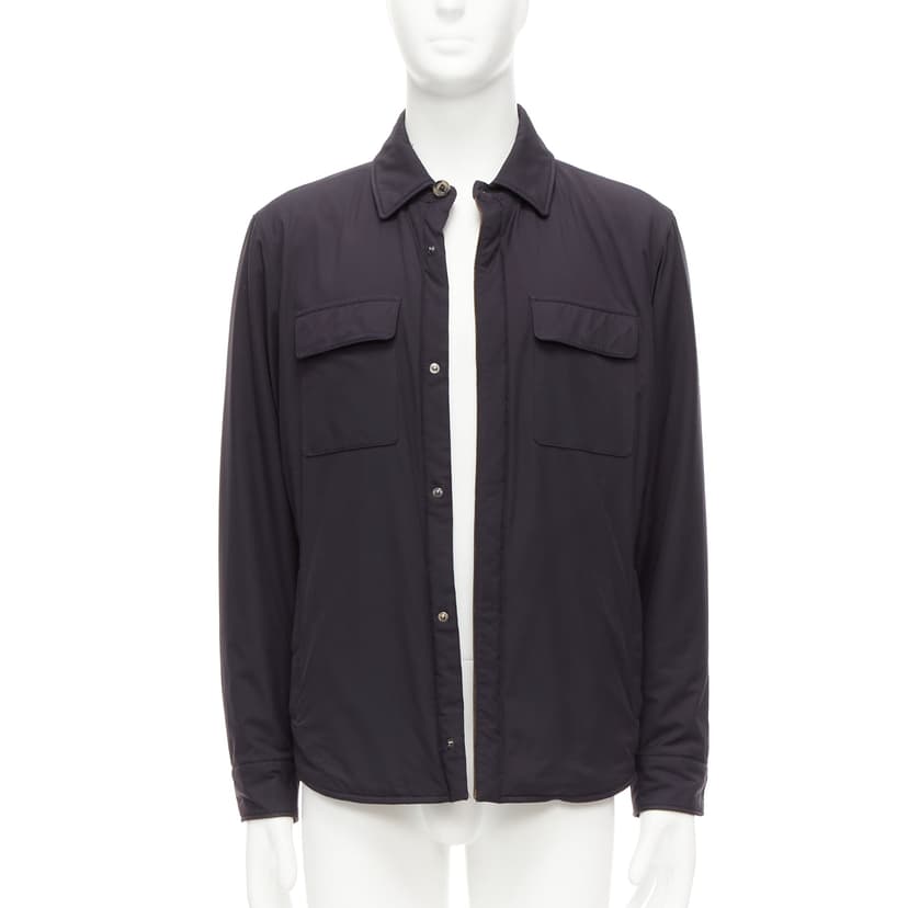 Loro Piana Black Nylon Jacket