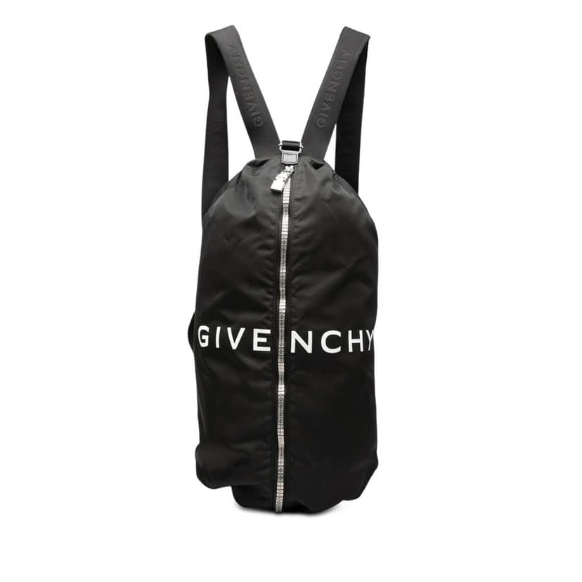 Givenchy حقيبة ظهر من النايلون بسحاب على شكل حرف G