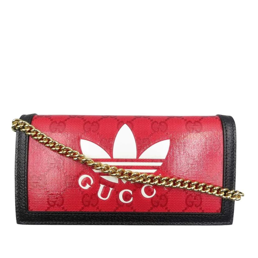 Gucci Adidas GG Supreme Wallet on Chain