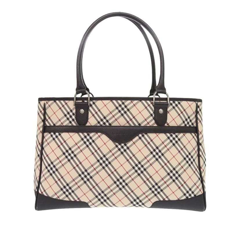 Burberry Nova Check Canvas Tote