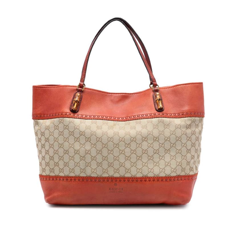 Gucci Large GG Canvas Laidback Crafty Tote