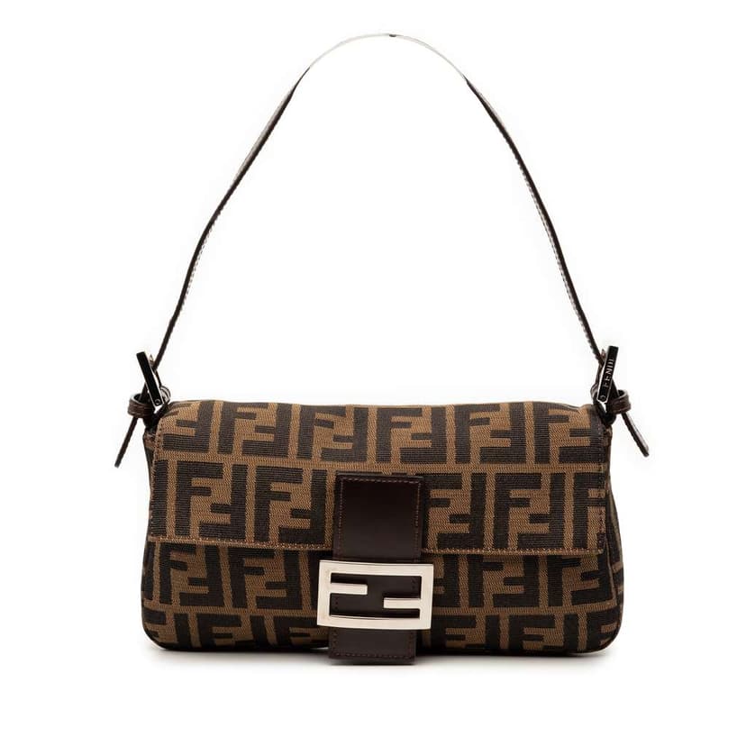 Fendi Zucca Canvas Baguette