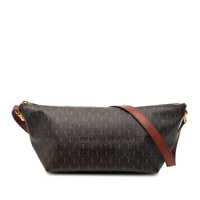 Saint Laurent Le Monogramme Coated Canvas Shoulder Bag