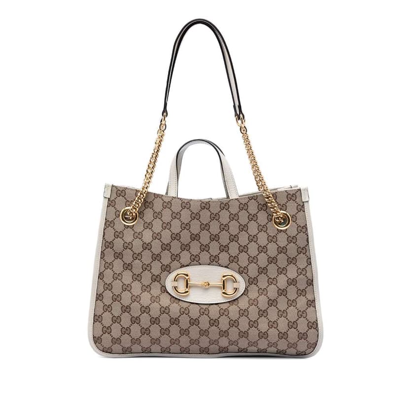 Gucci Medium GG Canvas Horsebit 1955 Chain Tote