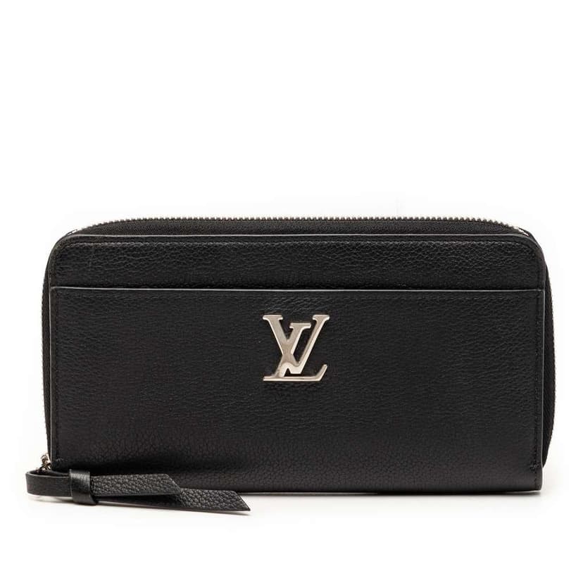 Louis Vuitton Leather Lockme Zippy Wallet