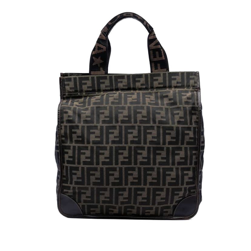 Fendi Zucca Canvas Shopping Tote
