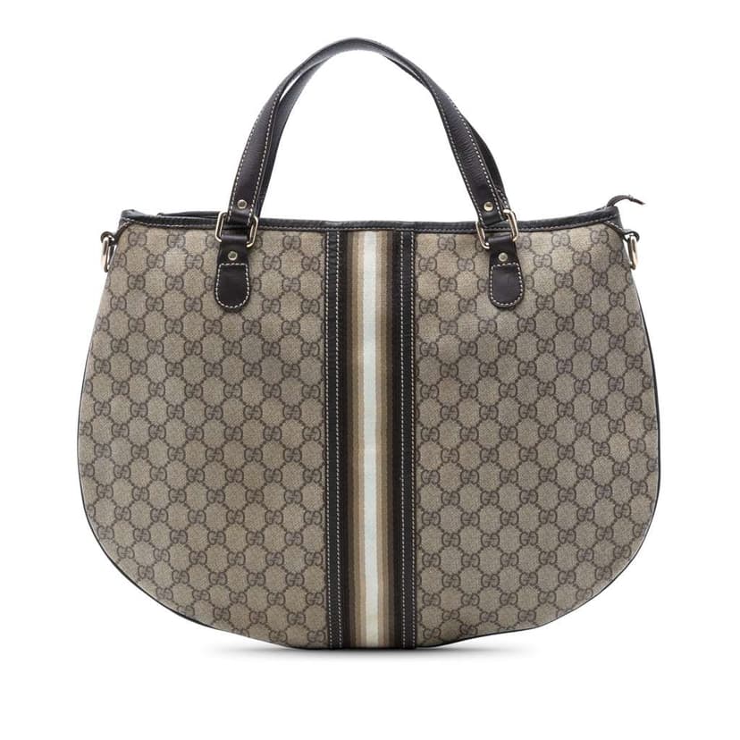 Gucci GG Supreme Web Hobo