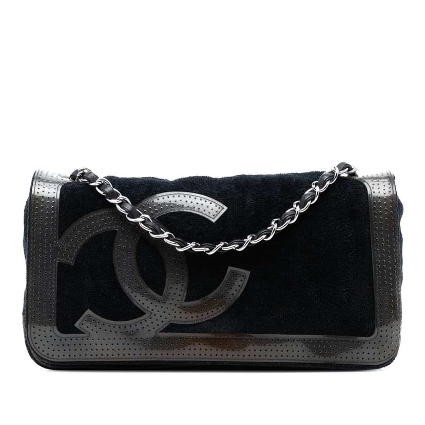Chanel Terry Cloth CC Sport Line Shoulder Bag