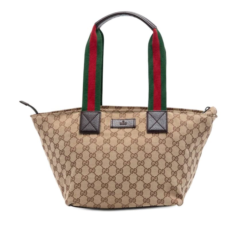 Gucci GG Canvas Web Tote