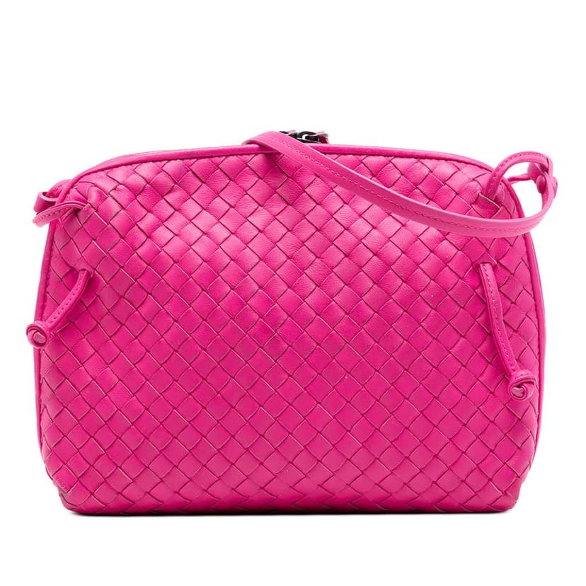 Bottega Veneta Mini Nappa Intrecciato Nodini Crossbody