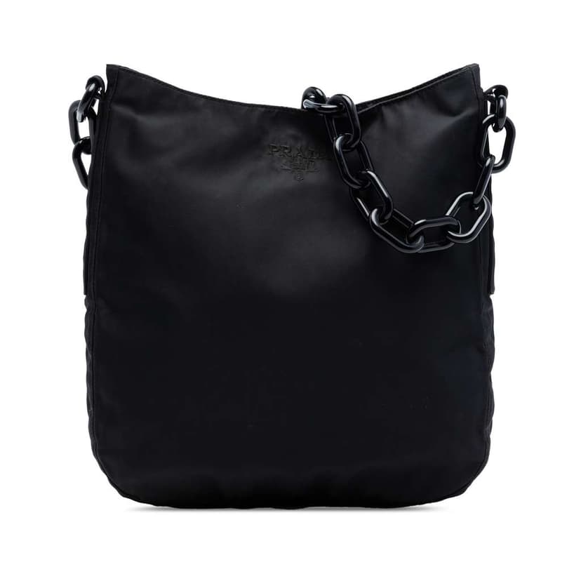 Prada Tessuto Resin Chain Shoulder Bag