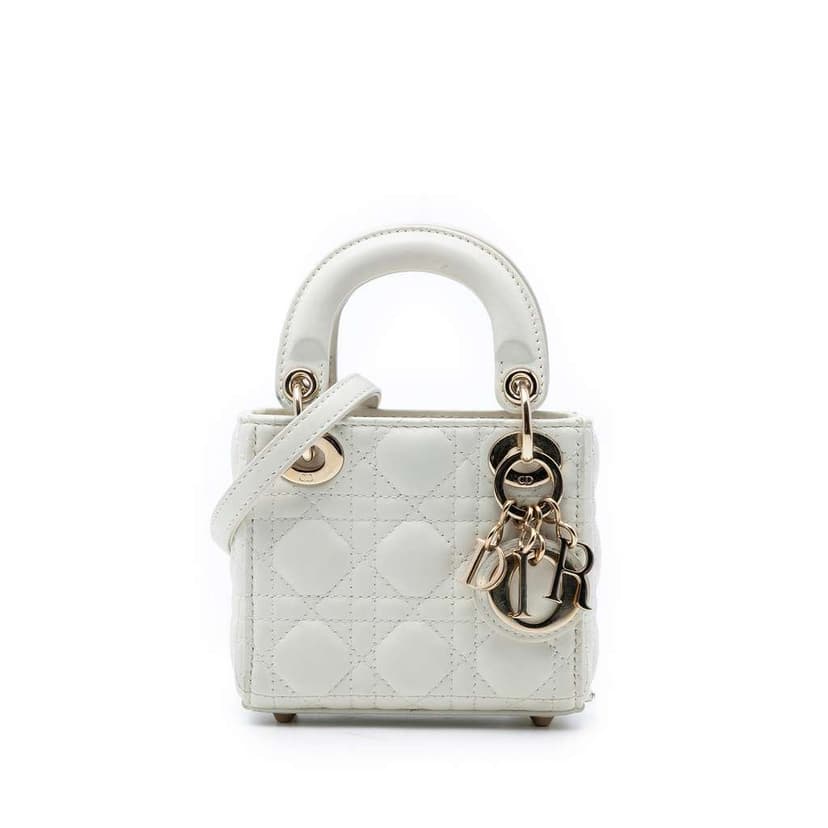 Dior Micro Lambskin Cannage Lady Dior