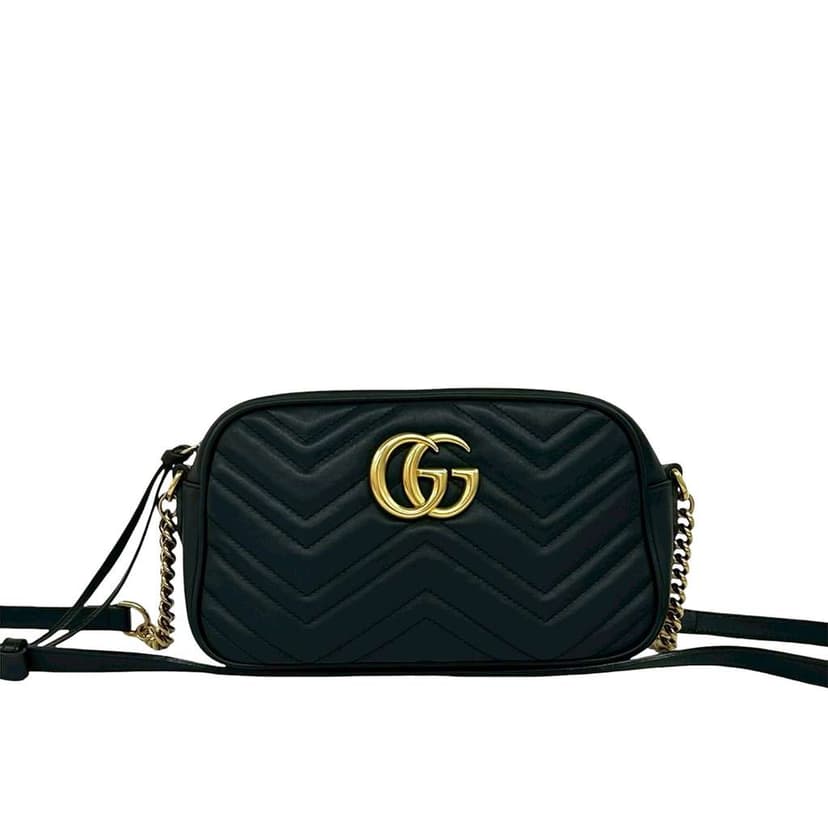 Gucci Small GG Marmont Matelasse Leather Crossbody