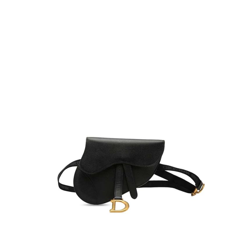 Dior Grained Calfskin Saddle Belt Pouch