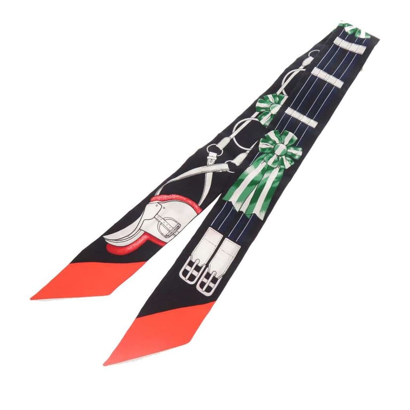 Hermès Jumping Silk Twilly Scarf