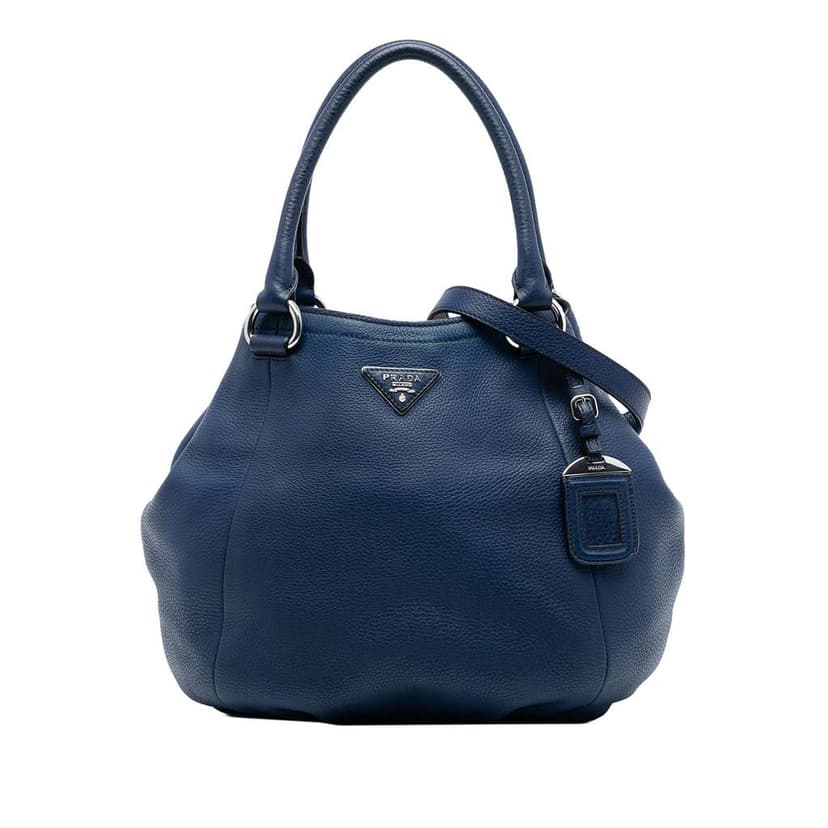 Prada Vitello Daino Open Convertible Tote