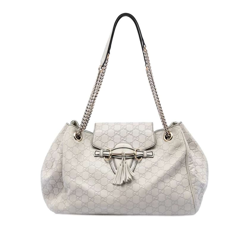 Gucci Large Guccissima Emily Chain Shoulder Bag