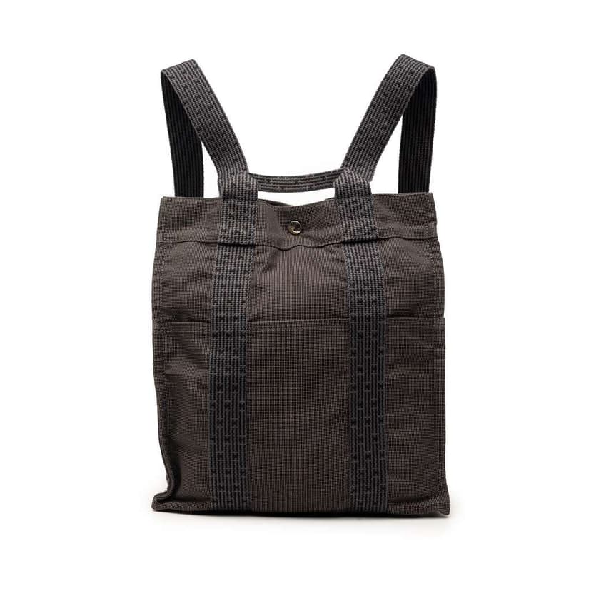 Hermès Canvas Herline Backpack MM