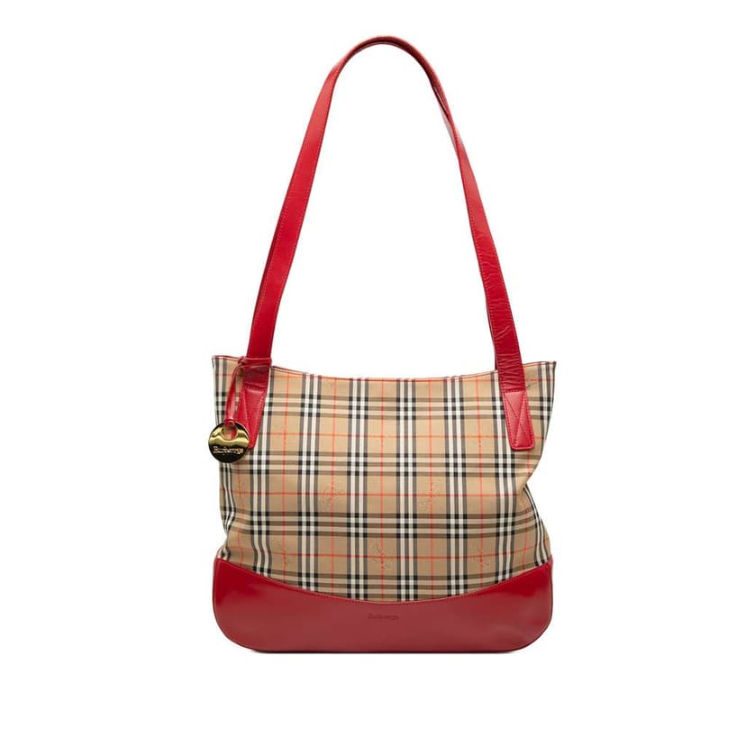 Burberry Haymarket Check Canvas Tote