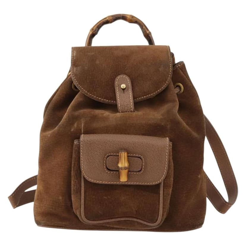 Gucci Gucci bamboo backpack