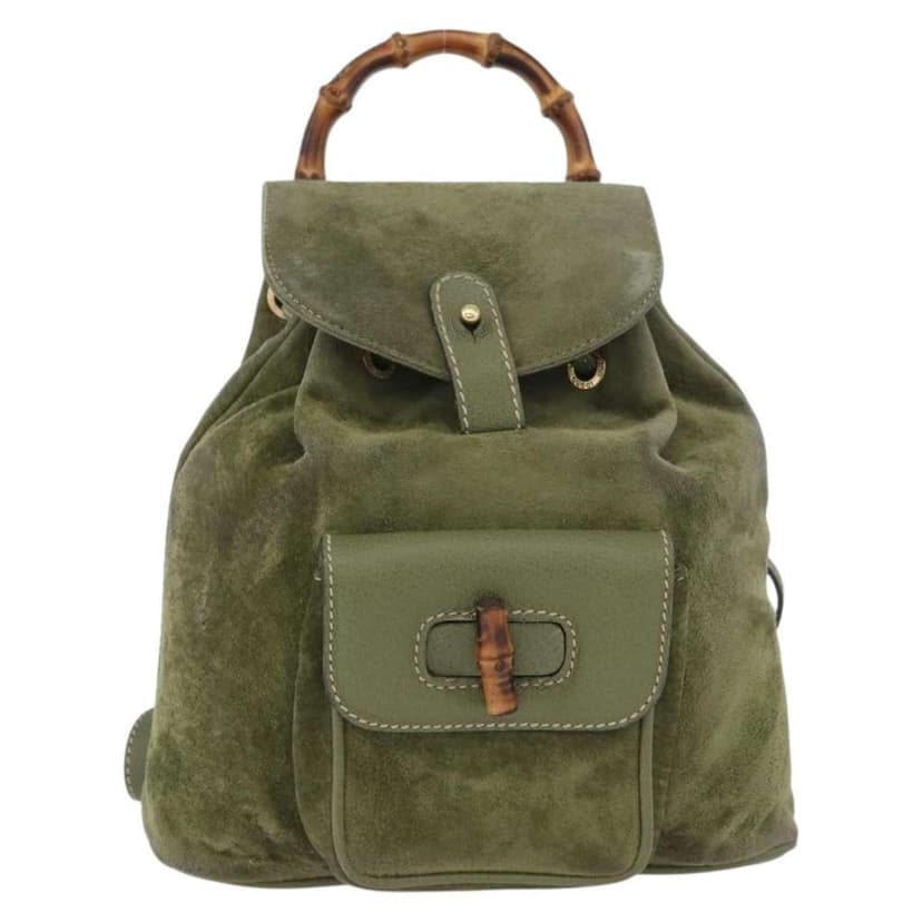 Gucci Gucci bamboo backpack