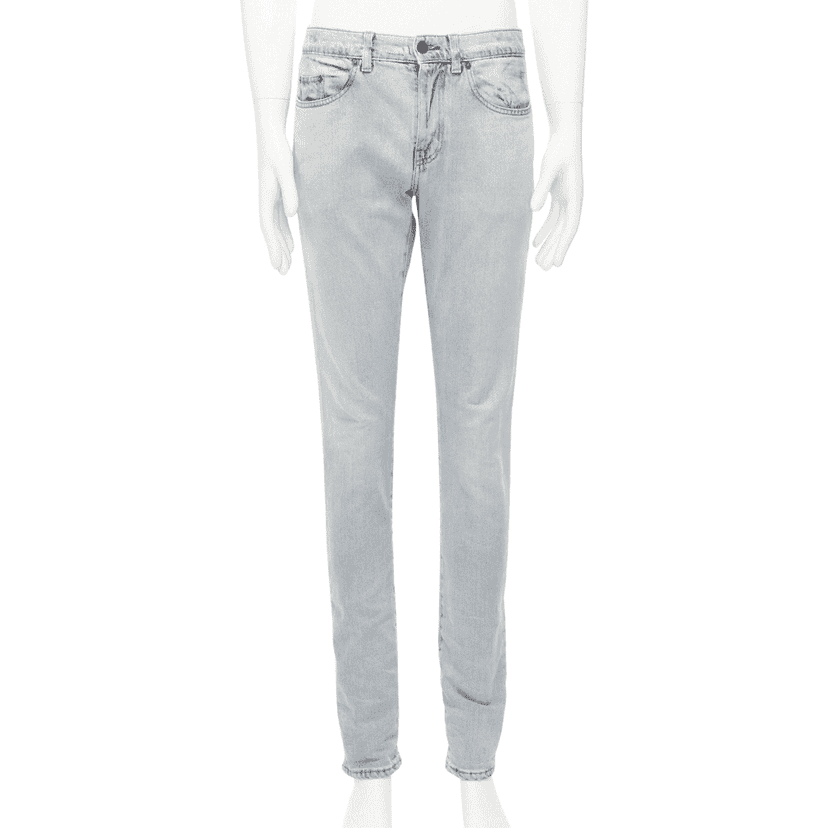 Saint Laurent D02 M/SK-LW Blue Cotton Never worn - Front View