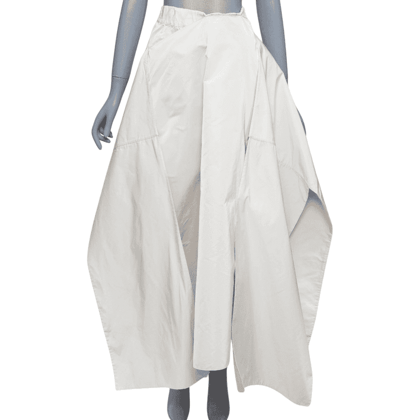 Jil Sander 3D A-line Skirt Grey Polyester Very good condition - Front View
