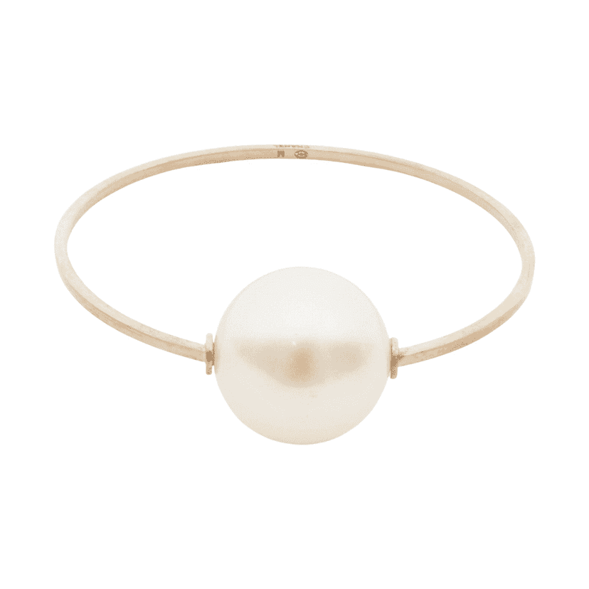 Chanel Orbital XL Pearl Bangle Beige Pearl Very good condition - Front View